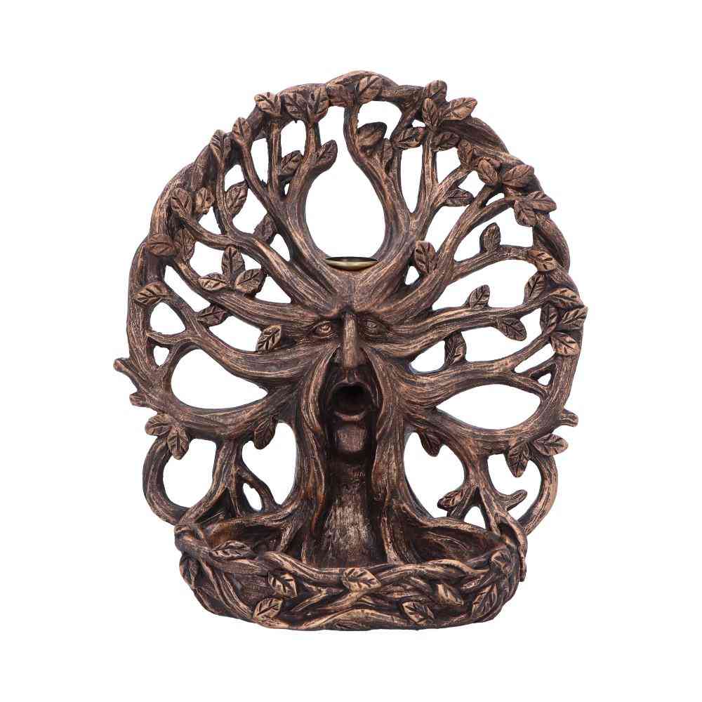Nemesis Now - Father of the Forest 16.3cm Backflow Incense burner - Brown/Bronze coloured